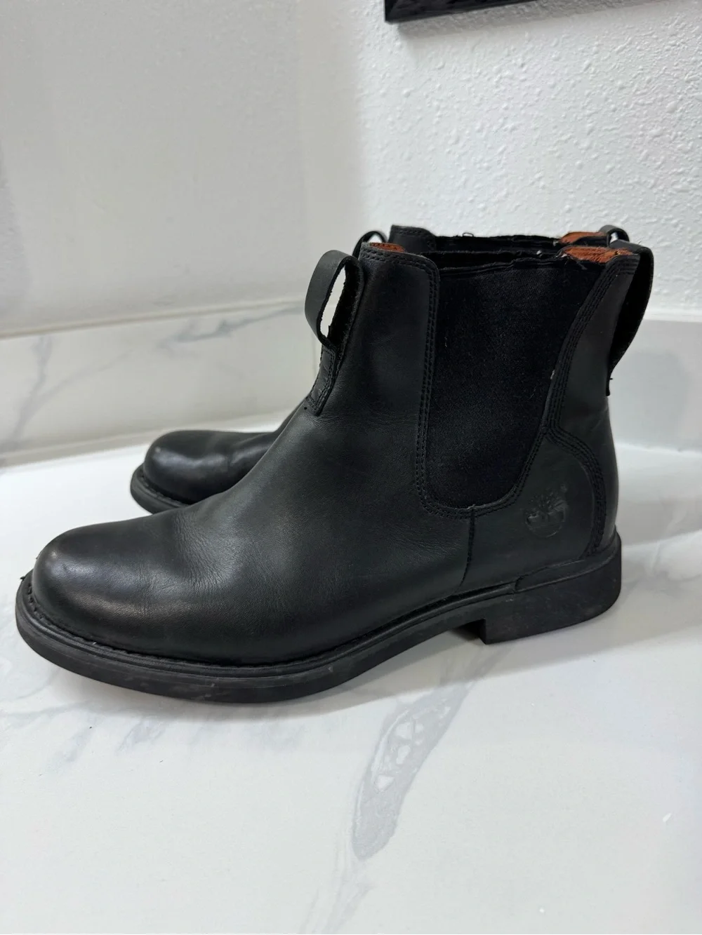 Timberland black leather